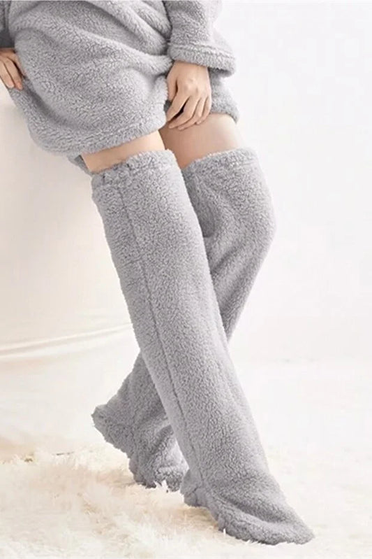 Navelisa CozyLeg™ - Ultra Yumuşak Peluş Ev Çorabı