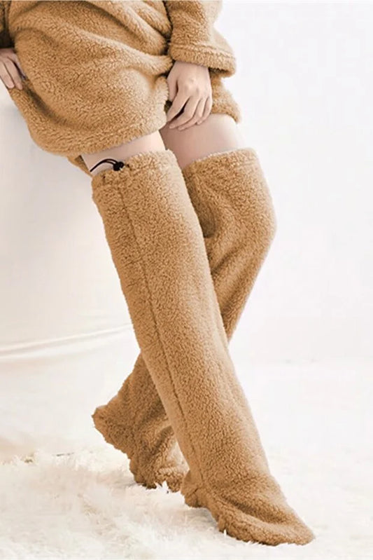 Navelisa CozyLeg™ - Ultra Yumuşak Peluş Ev Çorabı