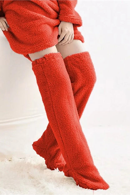 Navelisa CozyLeg™ - Ultra Yumuşak Peluş Ev Çorabı